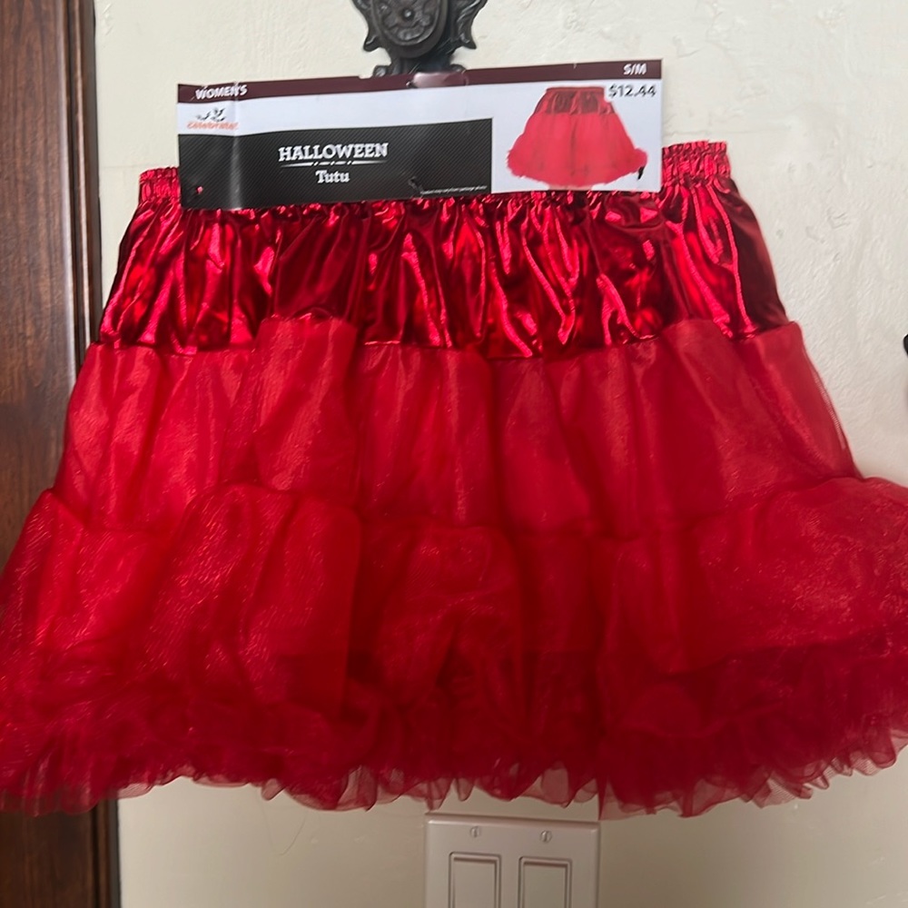 Women’s red tutu